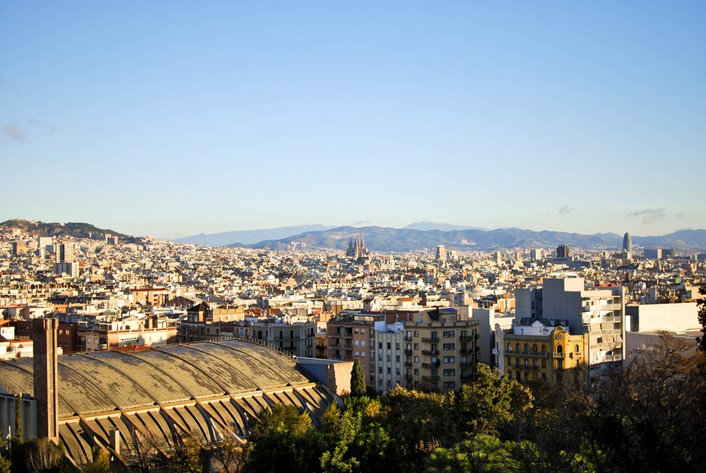 barcelona, a view