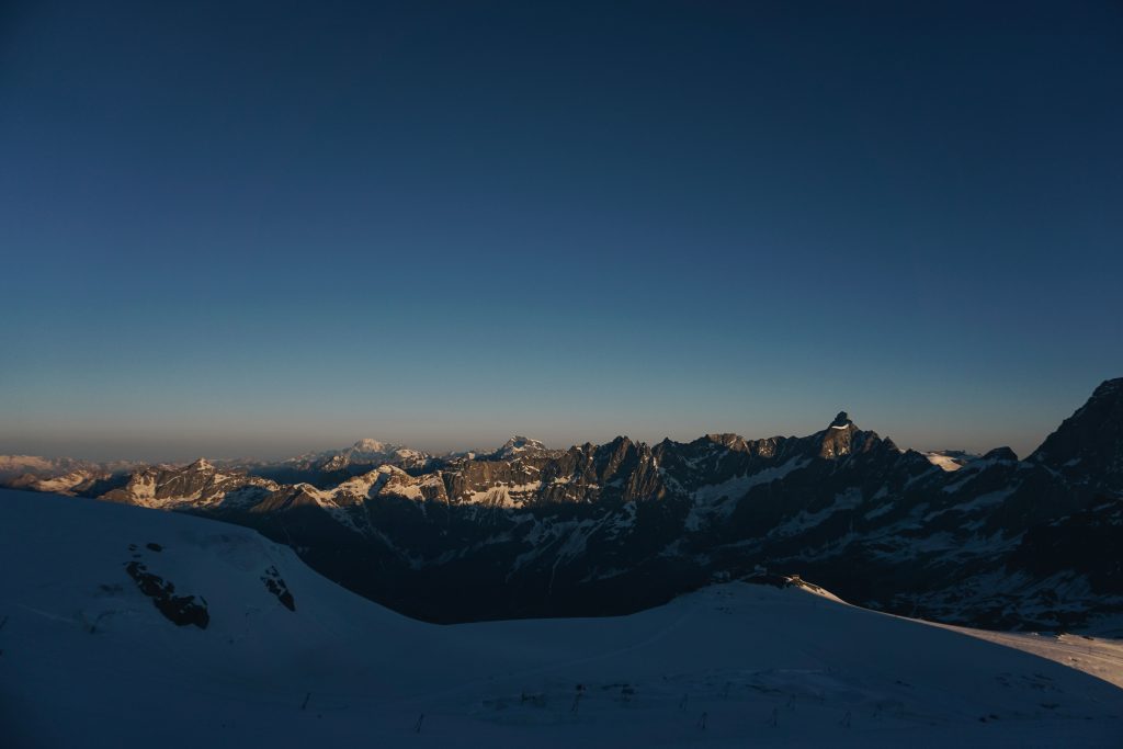 Panorama sulle Alpi 