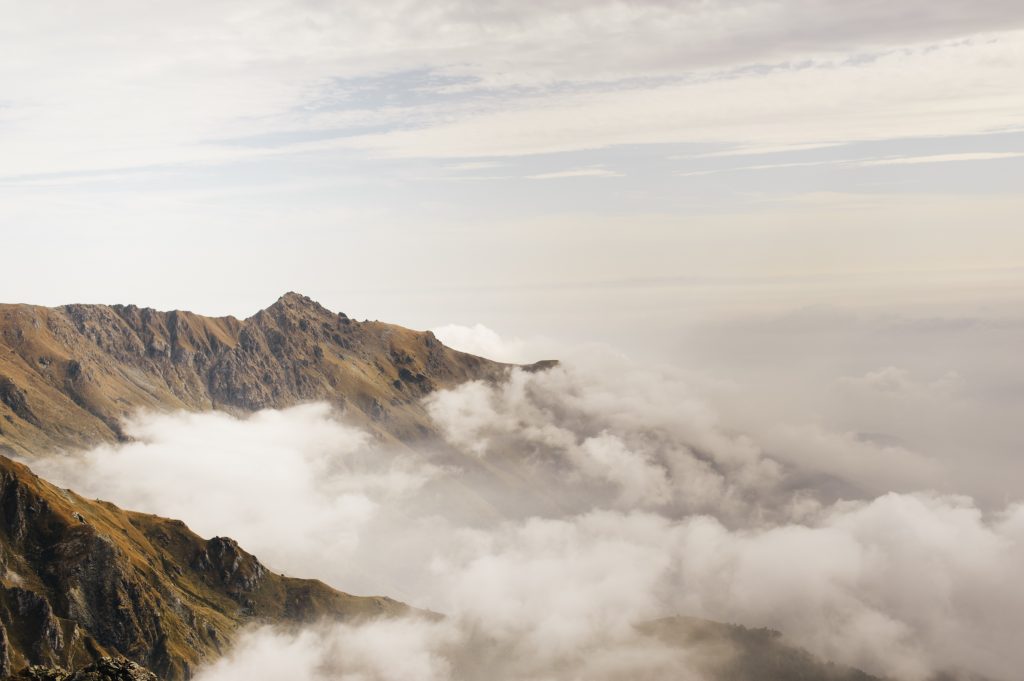 Nubi sulla Valle di Susa, panorama da Costa Fenera