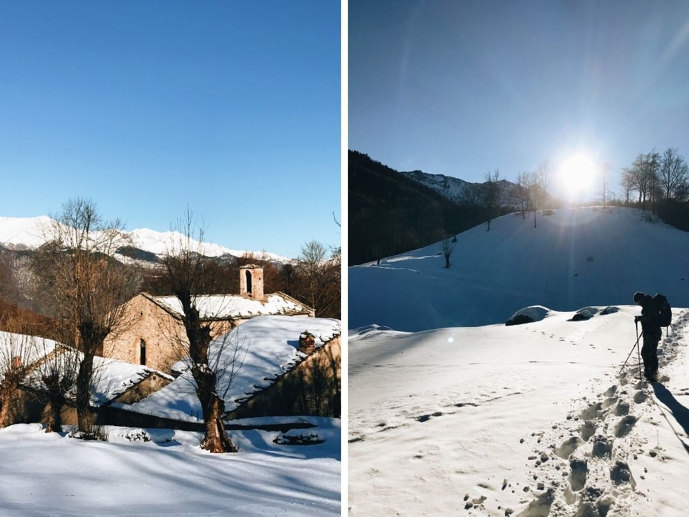 La Certosa di Montebenedetto in inverno