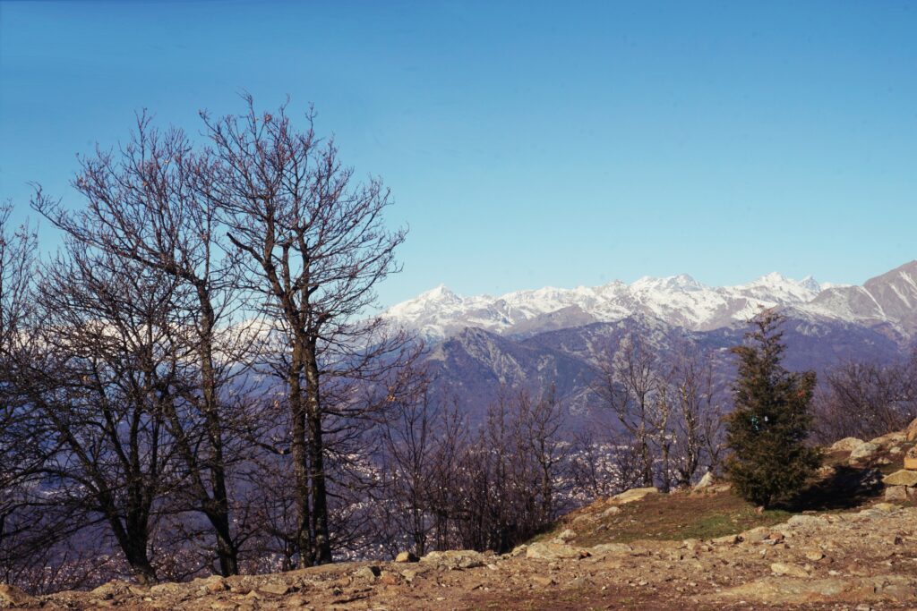 Panorama sulle Alpi Grazie dalla cima del Musinè