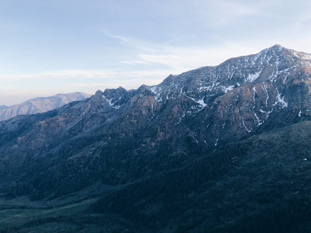 Panorama sulla Val Sangone da Punta dell'Orso
