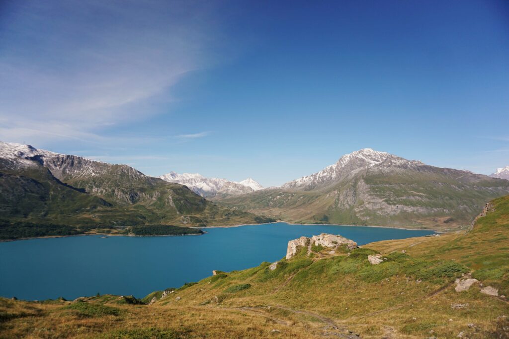 Panorama sul Lago del Moncenisio