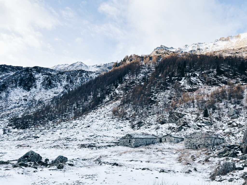 Alpe Mustione in inverno