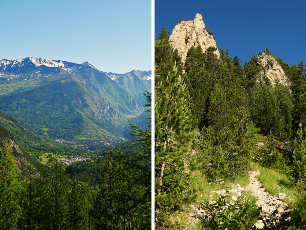 Il sentiero per il Colle della Scala da Pian del Colle