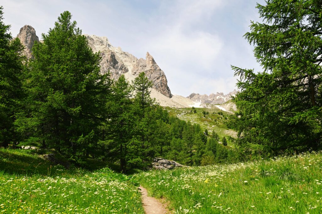 Il sentiero per il Lac des Béraudes