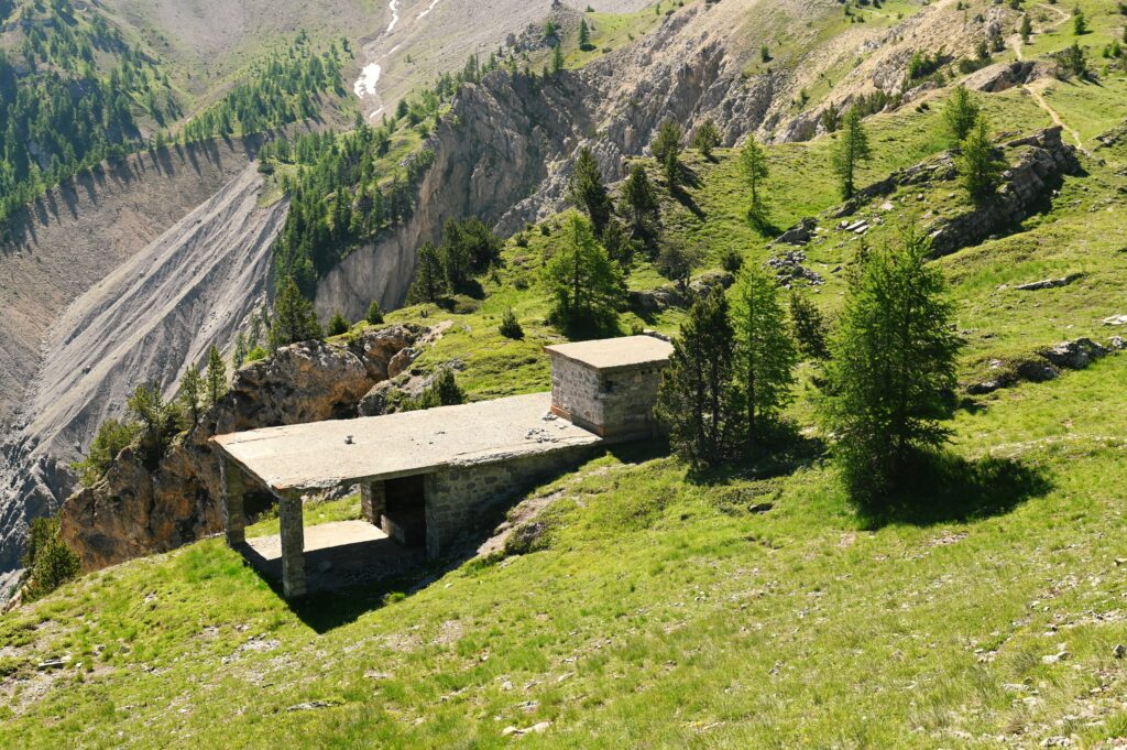 La stazione di arrivo della teleferica