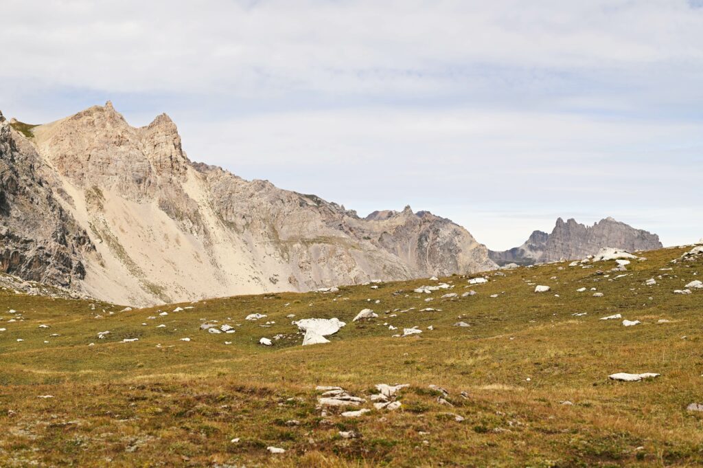 Panorama salendo al Col de l'Étroit du Vallon