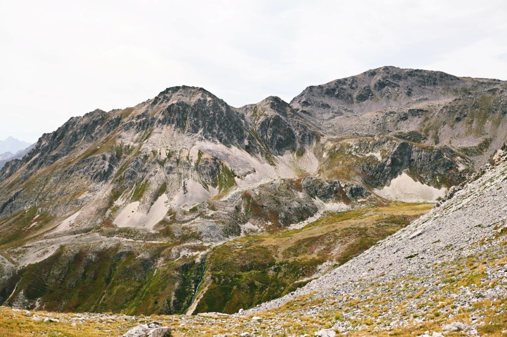 Panorama dal Col de l'Étroit du Vallon