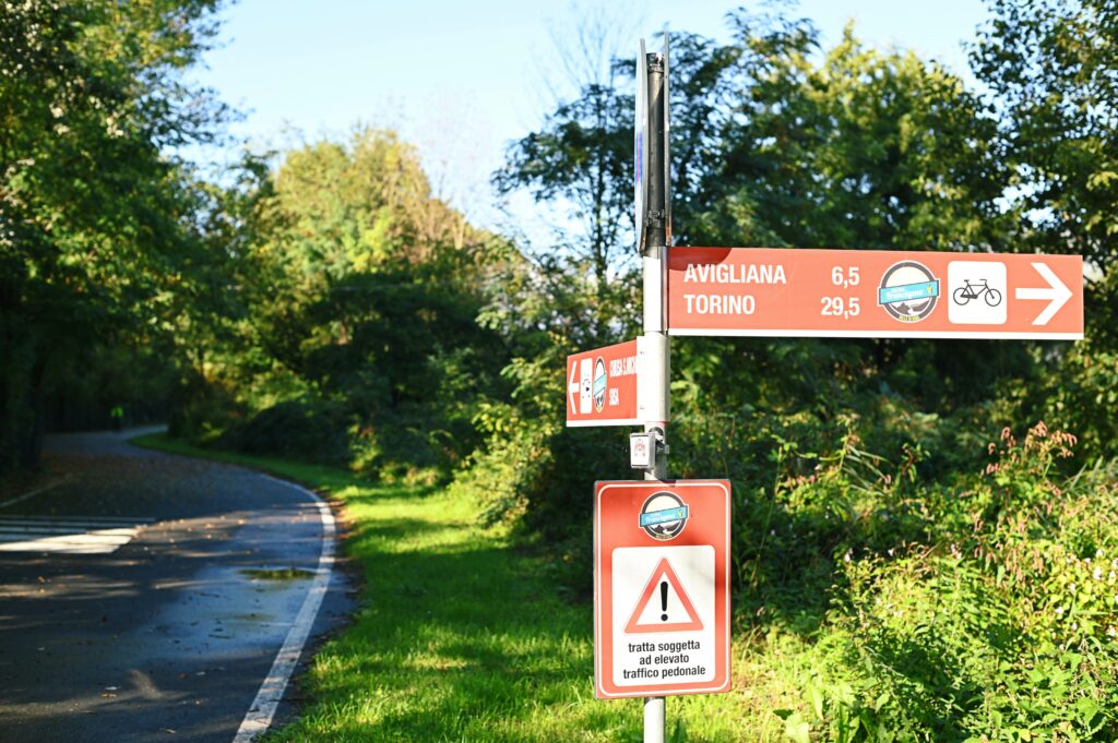 Cartelli della Ciclovia Francigena