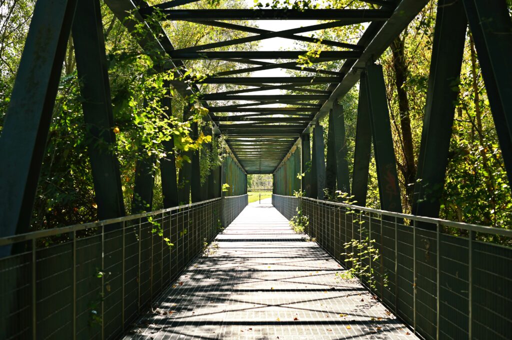 Il ponte ciclabile sulla Dora Riparia ad Avigliana