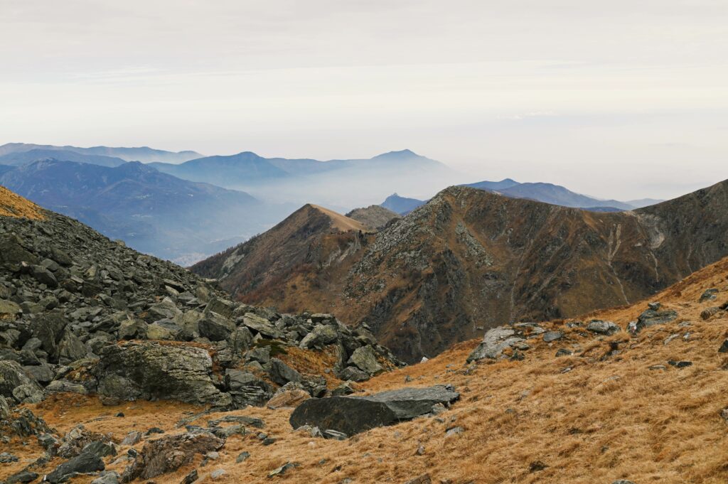 Panorama sulla Bassa Valle di Susa durante il Giro dei Tre Rifugi