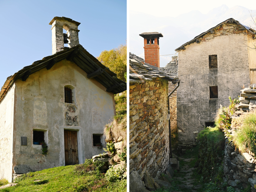 La Cappella di San Giovanni Battista e abitazioni a Cappia, Valchiusella