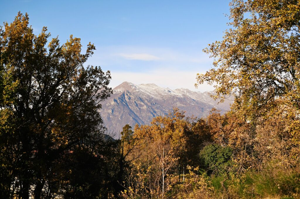 Panorama sulle montagne della Valchiusella dalla Serra d'Ivrea