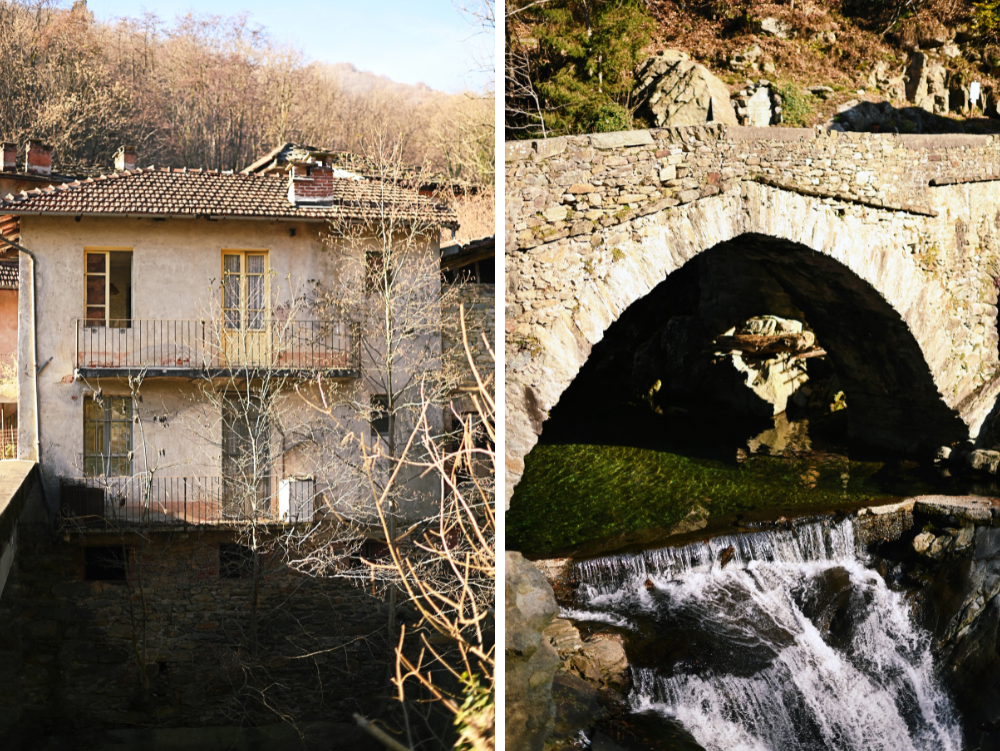 Casa e ponte in Val Malone