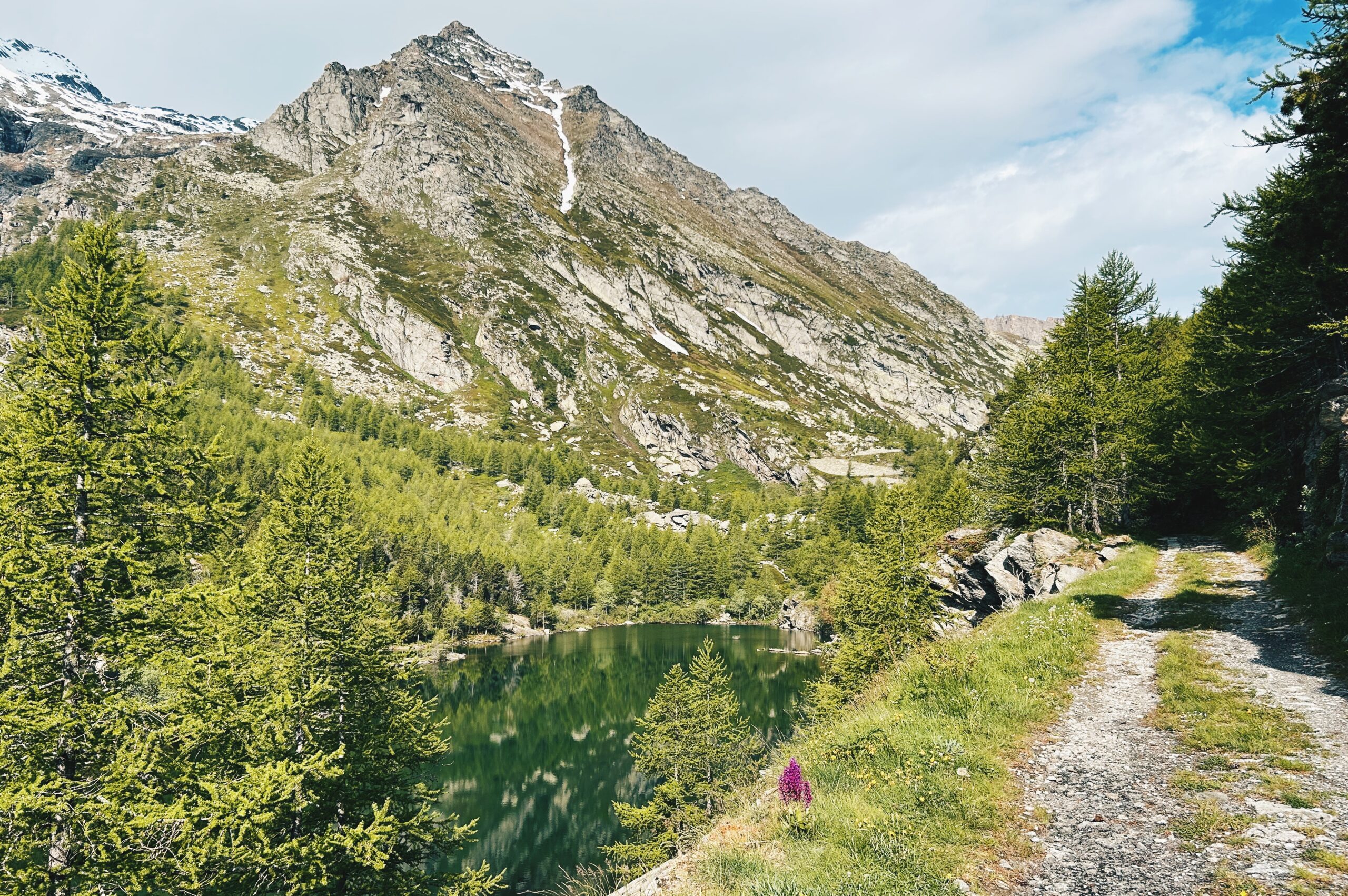 Il Lago dell'Arpone e la strada militare del Roterel, Moncenisio