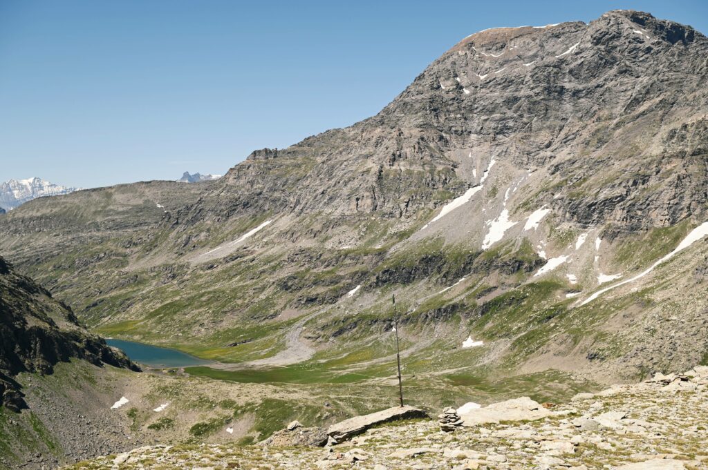 Panorama dal Rifugio Vaccarone sul Lac de Savine
