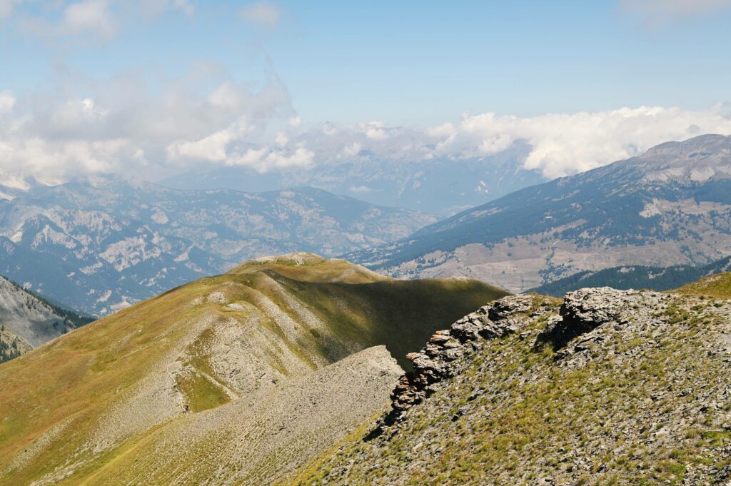 La cresta di salita alla Dorlier