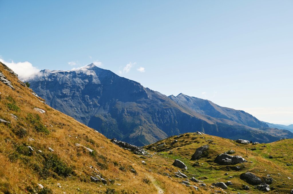 Il Rocciamelone visto dal Vallone della Vecchia
