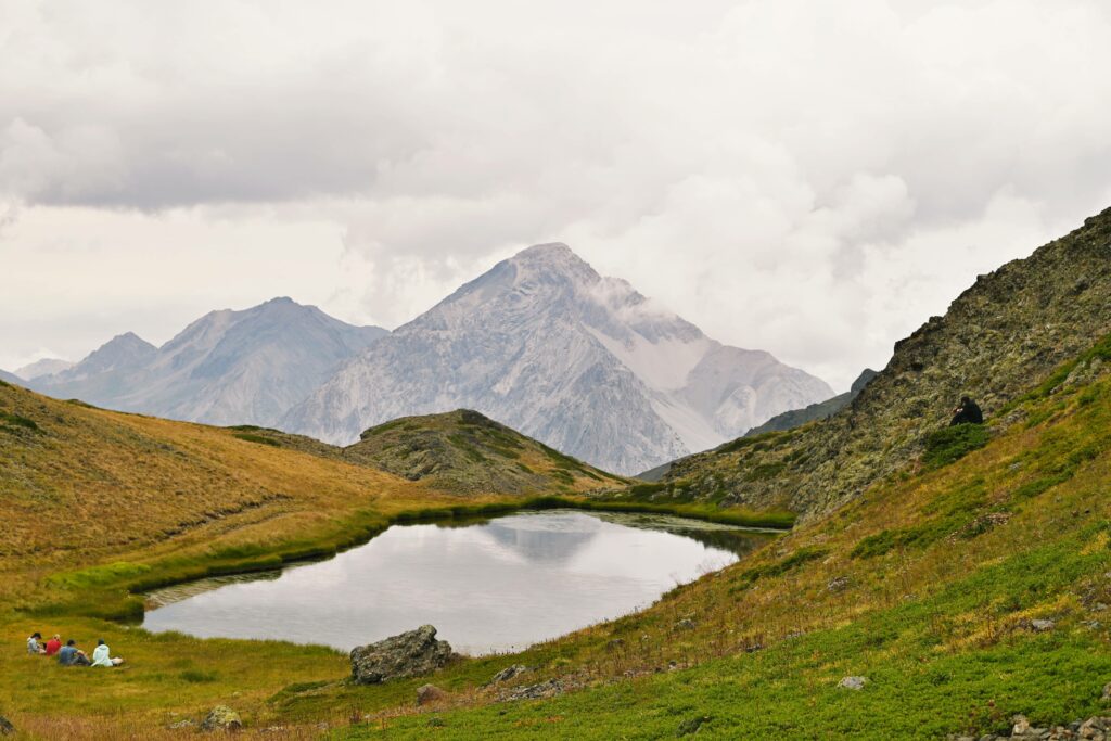 Lago con vista Chaberton nel Vallon du Gondran