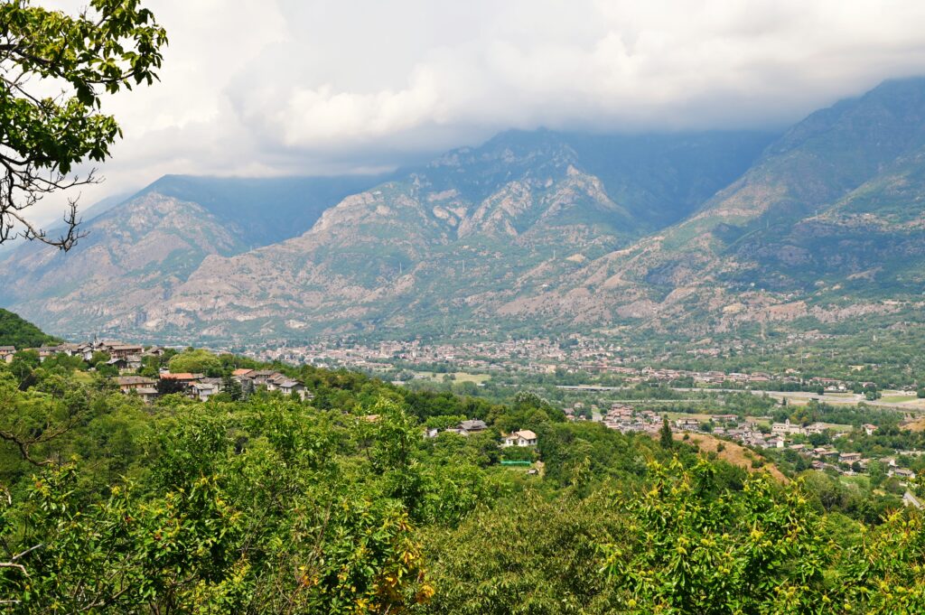 Panorama sul fondovalle