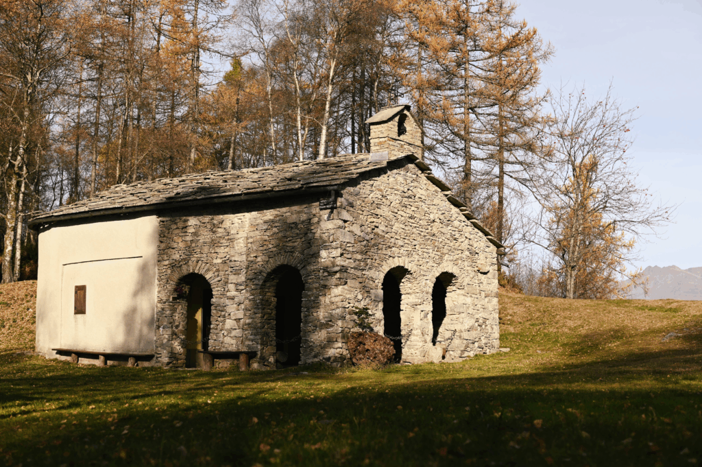 La cappella Madonna della Neve a Colle Bione