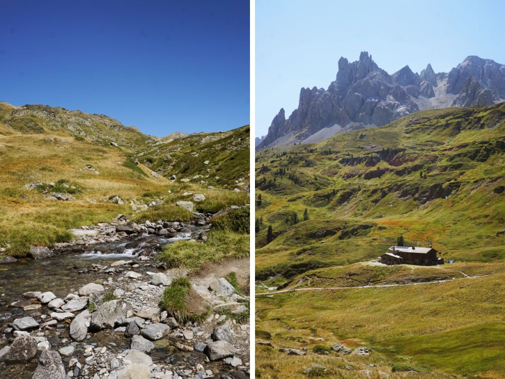 Il torrente Brune e il Refue des Drayères, Haute Vallée de la Clarée